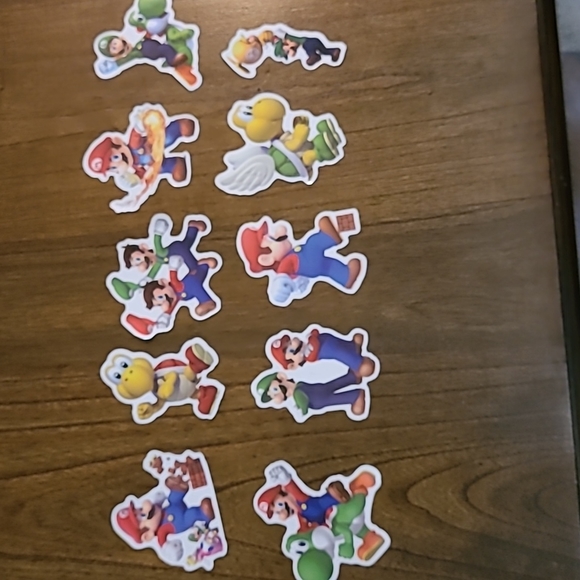 Nintendo Other Super Mario Brothers Sticker Lot Poshmark